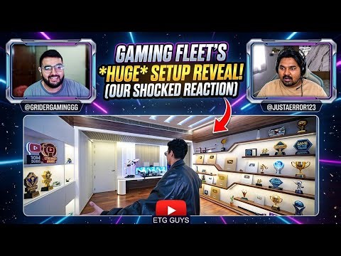 Gaming Fleet INSANE New Gaming Setup REVEALED! 🤯 | PC Specs & Room Tour