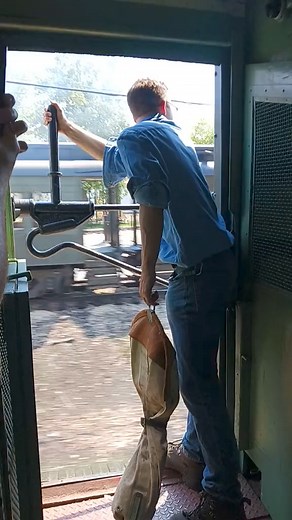 6.8M views · 26K reactions | This is how mail used to be dropped off by train. Here you see me grabbing a mail bag on the go as well. We got special permission to do a catch at 40 MPH for this run. When these exchanges were more commonplace, this practice could of been done at speeds of 60+. #trains #train #railroad #railways #mail #postal #museum | Trains Rail | Facebook