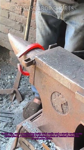 Blacksmith Forging Round-Nose Pliers #Shorts #ForgingCraft #HandmadeBlacksmithTools