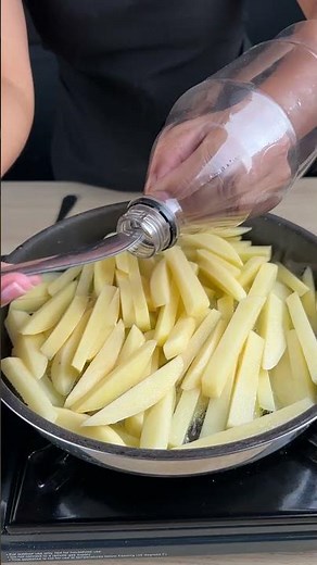Tip to avoid getting burned when frying anything in oil.