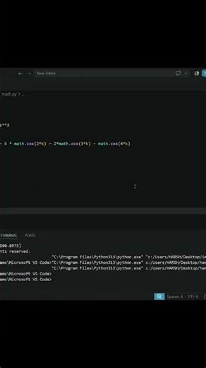 Animated Heart Code with Use of python 💌 #coding #codingshorts #python