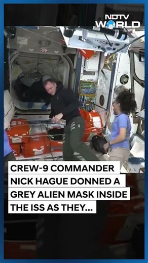 NASA Video | SpaceX Crew Greeted By A NASA Alien As They Arrive At The International Space Station