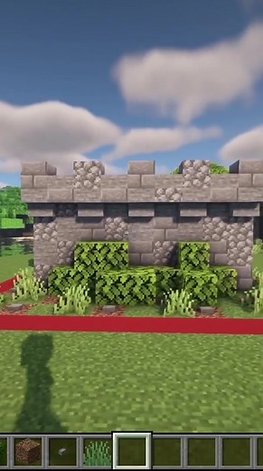 Castle wall design! #fyp #foryou #foryoupage #minecraft