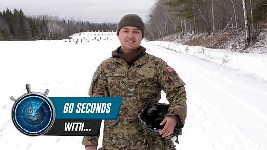 Spend #60Seconds with Cpl Jonathan Ajo, Reserve Infanteer, as he prepares for his first deployment. | Canadian Armed Forces