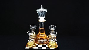 Watch Godinger Chess Whiskey Decanter Set on Amazon Live