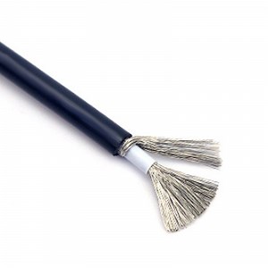 [Hot Item] UL1185 Single Core Shielded Wire 18AWG 20AWG Electronic Wire One Core Pure Copper Tinned Winding Shielded Control Signal Wire