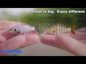 TRUSCEND Micro Jointed Swimbait Bionic Fishing Lure for Bass
