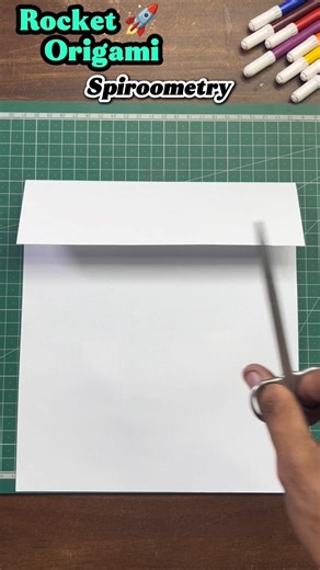 How_to_make_paper_rocket | rocket Origami tutorial | step by step | craft | #origami #crafts #shorts