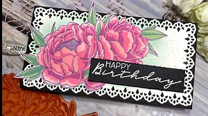 22 reactions | Watch this card BLOOM!  Beautiful cards made easy with this amazing peony Stamp & Stencil Duo -- recently RESTOCKED with a limited supply. Grab it here: https://unitystamp.co/ghb | Unity Stamp Company | Facebook