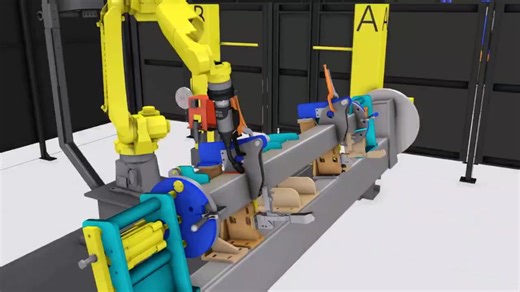 Visual Components OLP 焊接切割喷涂等工艺机器人离线编程