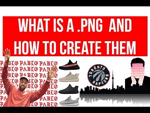 Photoshop Tutorial - How to Create A png Image in Photoshop