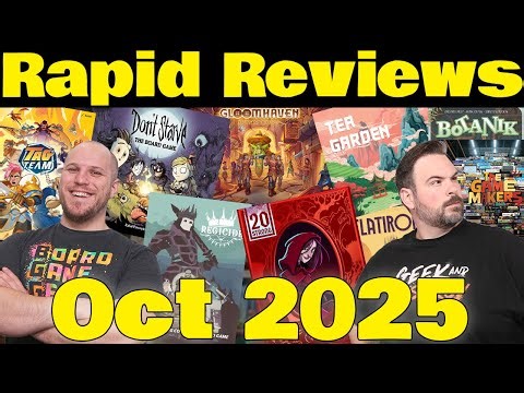61 Game Reviews | 27 NEW Games! | Rapid Reviews October 2025