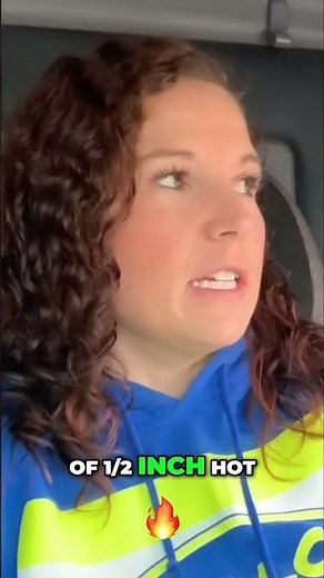 Asphalt Paving: Patching With 15 Tons Of Hot Asphalt #shorts