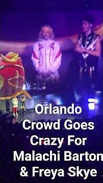 Crowd Goes Crazy for Malachi Barton & Freya Skye Descendants and Zombies Worlds Collide Tour Orlando