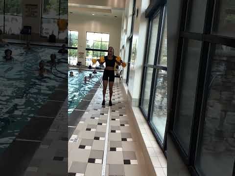 Free 50 Minute Aquafit Water Aerobics with Weights | Full Body Pool Workout