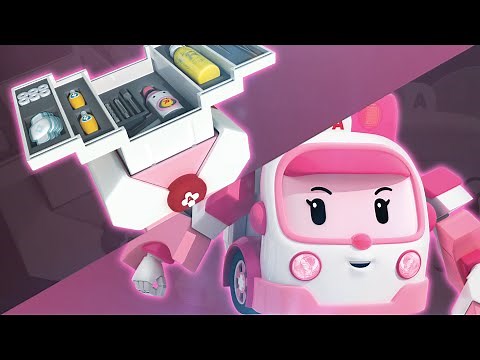 Amber's First Aid Kit | Rescue Tool Play | Cartoons for Kids | Robocar POLI TV