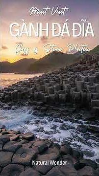 Ganh Da Dia Vietnam 🇻🇳 | The Stunning Cliff of Stone Plates in Phu Yen
