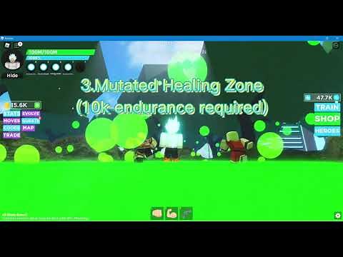 Super evolution Endurance Training areas