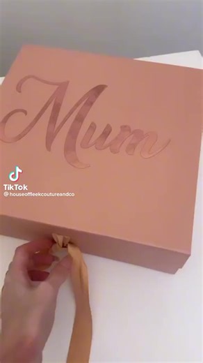 Gift box with ribbon #papermaking #gift box#a1packing