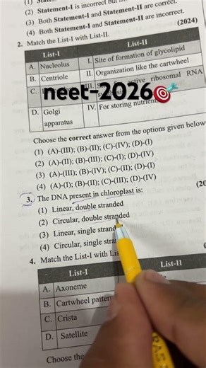 Cell-The Unit of Life Pyq Question Practice #neet #mcqncert #biology #neetmotivation #biology#viral