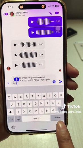 Typing by using your voice #iphone #review #iphonetricks #iphonetips #applegold4 #phearakmini #trending