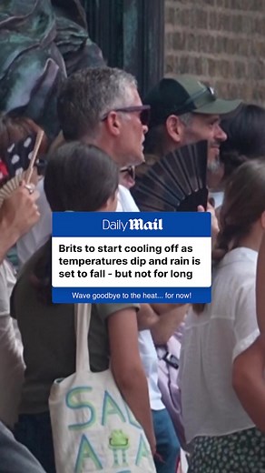 Britain is set to cool off today after a scorching heatwave that posed a 'risk to life' peaked on yesterday. Sunseekers basked in searing 34.7C in London, while a red-hot temperature of 34.4C was recorded in Writtle - which also almost nearly broke the hottest-ever July 1 on record. Read the full story on DailyMail.co.uk #news #heat #uk #hot #weather #london