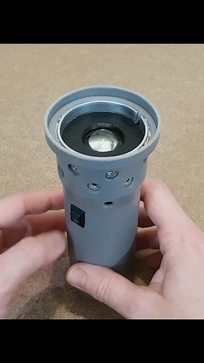 Home-made 5W flashlight #diy #flashlight #homemade | flashlight