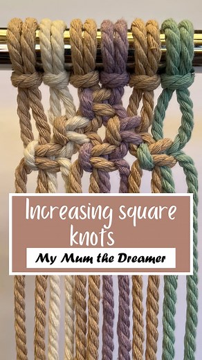 5.2K views · 22 reactions | How to create an increasing square knot...