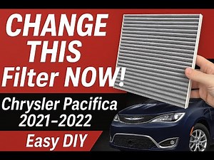 DIY Chrysler Pacifica Cabin Air Filter Change in 5 Minutes!