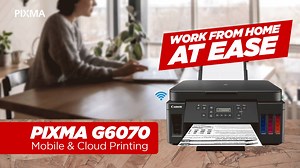 Master the art of multi-tasking while working at home with #PIXMA G6070! With its Mobile and Cloud printing capability, you can finish printing your reports without leaving your seat during meetings! Buy PIXMA printers here: ➡️ Lazada: https://bit.ly/2W5DGct ➡️Shopee: https://bit.ly/3lOiEKy #TeamCanonPH | Canon Philippines