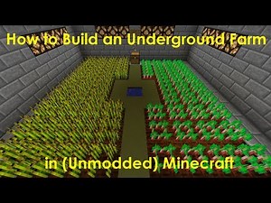 How to Build an Underground Farm