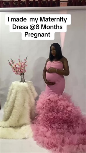 Tulle/Mesh Maternity Dress made by Myself @8 Months Pregnant. I have a tutorial on how i made this Lovely Dress on my YouTube Channel @Sess Fashion. #maternityphotoshoot #fyp #maternityshoot #maternityfashion #maternitydress #meshdress #preggosoftiktok #preggymommy #babyshowerdress #foryoupage #trending #fashiondesigner #fashiodesignerinabuja #nigeriantailors #youtube #viral #maternityoutfits #pregnancy