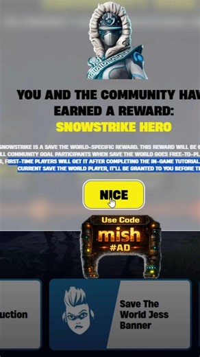 FORTNITE SAVE THE WORLD FREE GAME / SKINS / REWARDS