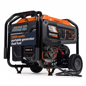 Reviews for Generac 9400 / 7500-Watt Dual Fuel Electric Start Gasoline / Propane Portable Generator - GP7500E DF | Pg 1 - The Home Depot