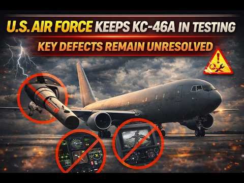 U.S. Air Force keeps KC-46A in testing as key defects remain unresolved