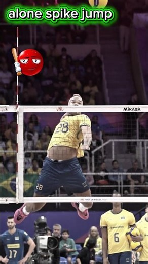 💥 Alone Player 🔥 Killer Spike #volleyball #trending #ytshorts