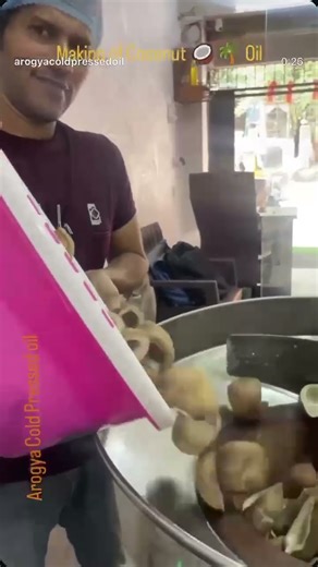 Coconut oil making | Cold Pressed method | wooden Cold Pressed | Natural and 100% pure oil making |