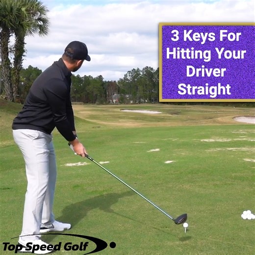 Get that nice wide, powerful stance. Tuck your elbow in, and then from there feel like you're releasing the club all the way. For me, I feel like I'm throwing it. I'm letting that right hand just turn on over as I'm coming through the shot. | Top Speed Golf - Clay Ballard Golf Instruction