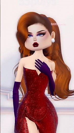 jessica rabbit in DTI#roblox #dresstoimpress #dti #shorts #fyp