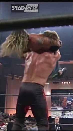 Raven reverses Chris Benoit's northern lights suplex into the evenflow ddt WCW Souled Out