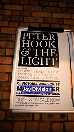 453 reactions · 17 shares | MANCHESTER! GET READY! Grab your tickets for our first homecoming show in 2 years, at what will also be our BIGGEST headline Manchester show ever! Join us on Easter weekend Saturday April 19th, 2025, we'll be playing 'Get Ready' in full for the first time, followed by a selection of Joy Division and New Order's greatest hits. BE THERE! | Peter Hook & The Light | Facebook