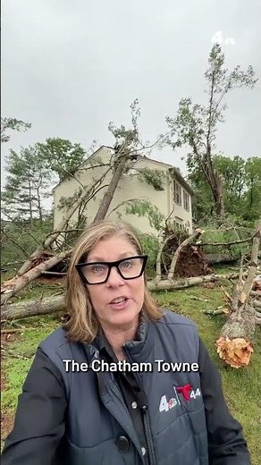 Trees slam through cars and on top of cars in Virginia after storms | NBC4 Washington