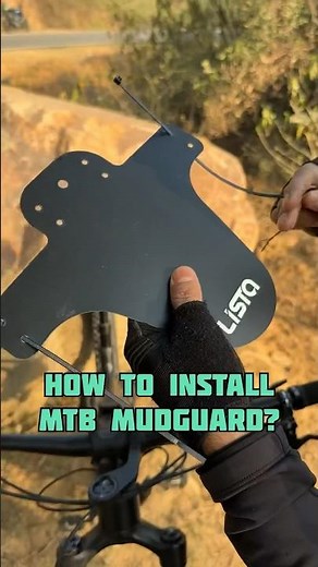How to Install MTB Mudguard?