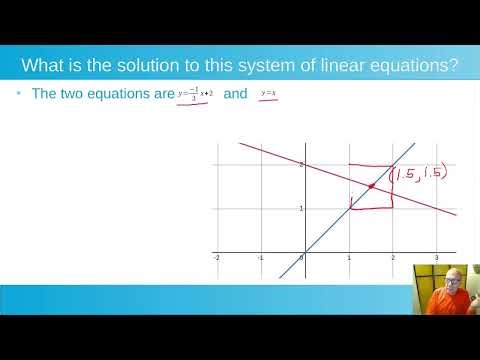 using substitution to find the solution to systems of linear equation