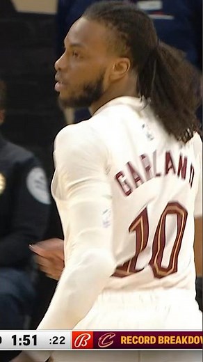 😮‍💨 Darius Garland… step back, baby! #LetEmKnow #Cavs #Shorts