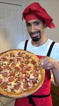 How to make a meat lovers pizza from scratch | Made with 5 different types of meat #pizzarecipe