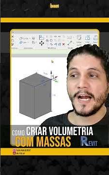 How to create volume with masses in Revit #shorts