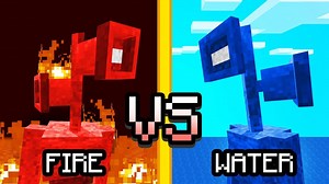 Fire vs. Water ELEMENTAL SIRENHEADS in Minecraft! | Slogo livestream