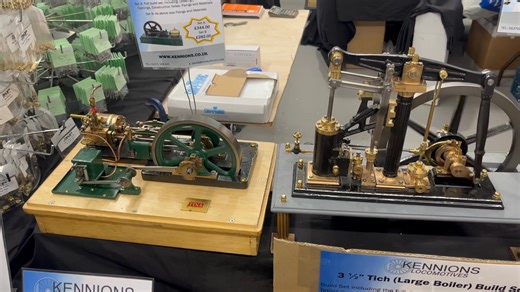 3.7K views · 34 reactions | The Lara beam engine and Tina horizontal mill engine featured at this year’s midlands model engineering exhibition. Drawings and castings available on the kennions website  https://www.kennions.co.uk/ #modelengineering #livesteam #beamengine #millengine #steammodel #engineering | EKP Supplies | Facebook