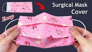 Diy Very Easy & Cute Surgical Mask Cover Sewing Tutorial | P&K Handmade